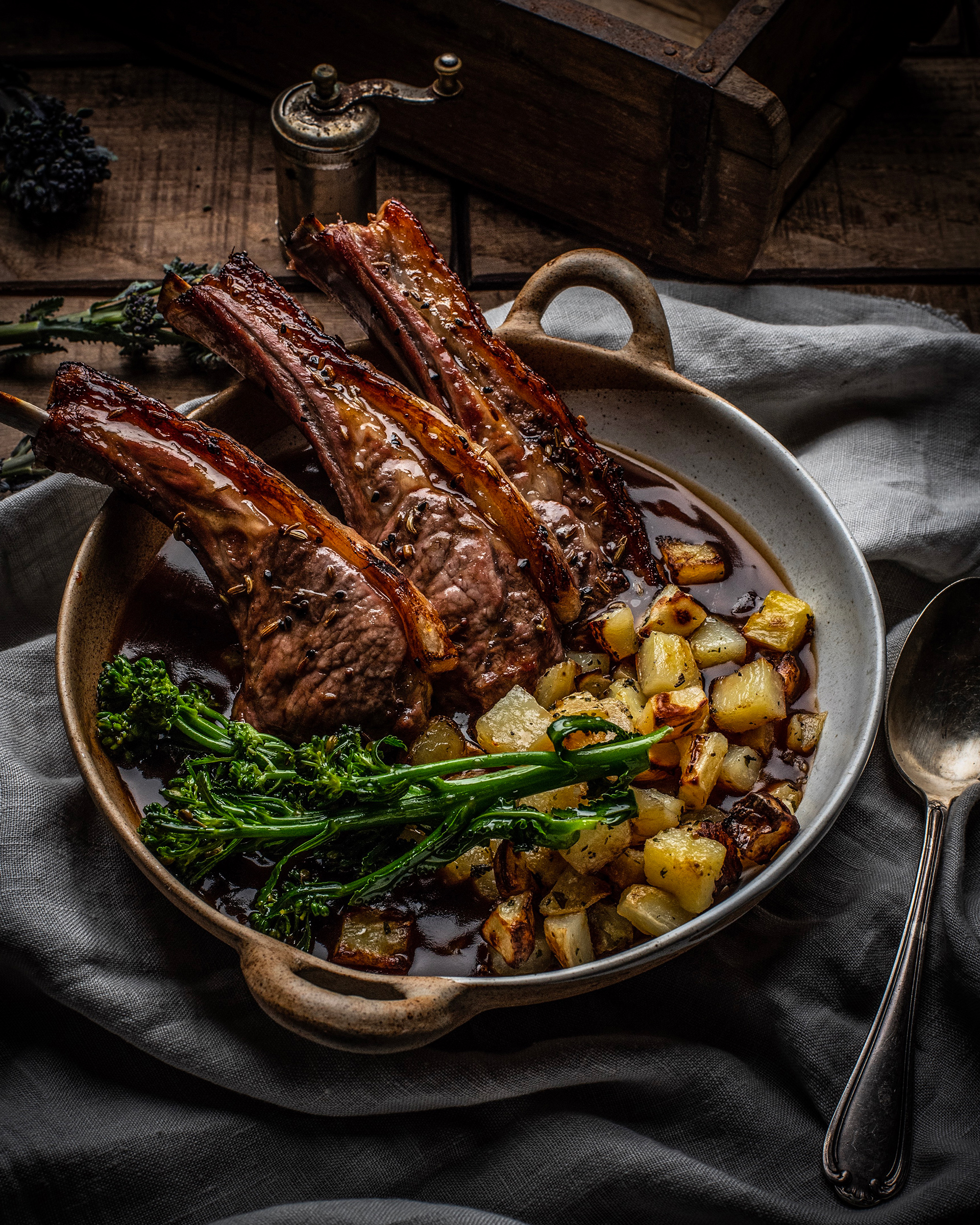 Lamb, Rosemary and Parmentier Potatoes